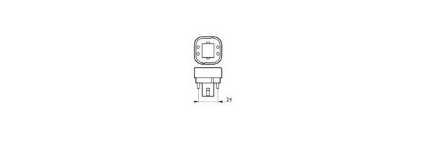 G24q-3 Sockel - 4 Pins