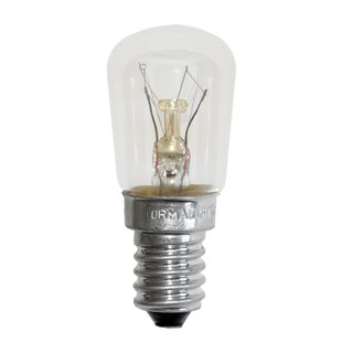 1 x Kühlschranklampe 15W E14 klar Glühbirne Glühlampe 15 Watt Röhre