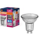 Ledvance LED Glas Reflektor PAR16 4,3W = 50W GU10 klar...