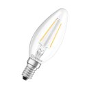 Ledvance LED Filament Kerze 2,5W = 25W E14 klar 250lm...