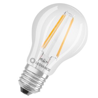 Ledvance LED Filament A60 Birne 6,5W = 60W E27 klar 806lm warmweiß 2700K
