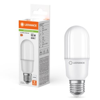 Ledvance LED Röhre Stick 8,5W = 60W E27 matt 806lm Neutralweiß 4000K
