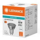 Ledvance LED Glas Reflektor PAR16 6,9W = 80W GU10 klar 575lm Neutralweiß 4000K 60°
