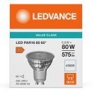 Ledvance LED Glas Reflektor PAR16 6,9W = 80W GU10 klar 575lm Neutralweiß 4000K 60°
