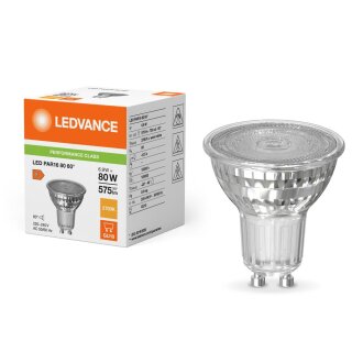 Ledvance LED Glas Reflektor 6,9W = 80W GU10 575lm Warmweiß 2700K 60°