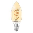 Osram LED Spiral Filament Kerze Vintage 3,5W = 28W E14 Gold 300lm extra warmweiß 2200K DIMMBAR