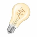 Osram LED Spiral Filament Vintage 1906 A40 4,9W = 40W E27 gold 470lm warmweiß 2700K Ra>90 DIMMBAR