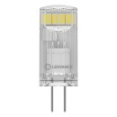 Ledvance LED Stiftsockellampe 1,5W = 20W G4 klar 12V 200lm warmweiß 2700K