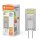 Ledvance LED Stiftsockellampe 1,5W = 20W G4 klar 12V 200lm warmweiß 2700K