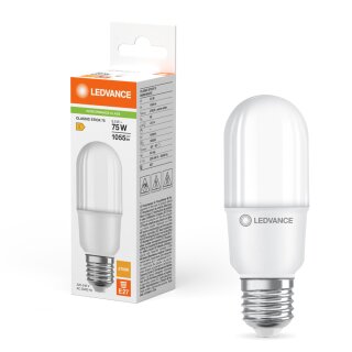 Ledvance LED Röhre T37 Stick 9W = 75W E27 matt 1055lm warmweiß 2700K