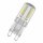 Ledvance LED Stiftsockellampe 2,6W = 30W G9 klar 320lm warmweiß 2700K