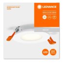 Ledvance LED Einbaupanel Downlight Slim weiß...