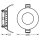 Ledvance LED Einbaupanel Downlight Slim weiß Ø8,5cm 4,5W 240lm neutralweiß 4000K