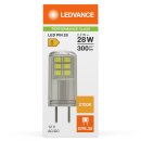 Ledvance LED Stiftsockellampe Pin 2,2W = 28W GY6,35 klar 300lm Warmweiß 2700K