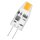 Ledvance LED Stiftsockellampe PIN Micro 1W = 10W G4 klar 100lm warmweiß 2700K