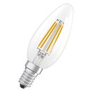 Osram LED Filament C35 Kerze 3,8W = 60W E14 klar 806lm warmweiß 2700K Ultra effizient