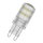 Ledvace LED Stiftsockellampe 3W = 30W G9 klar 320lm warmweiß 2700K DIMMBAR