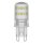Ledvace LED Stiftsockellampe 3W = 30W G9 klar 320lm warmweiß 2700K DIMMBAR
