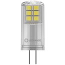Ledvance LED Stiftsockellampe 2W = 20W G4 klar 200lm warmweiß 2700K DIMMBAR