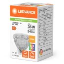 Ledvance LED MR11 Glas Reflektor 4,5W = 35W GU4 345lm warmweiß 2700K 36° DIMMBAR
