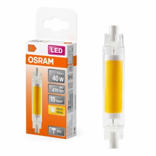 Osram LED COB Stab 4,5W = 40W R7s klar 470lm warmweiß 2700K