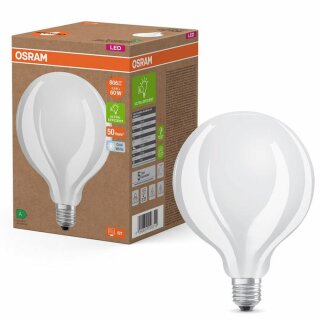 Osram LED Filament G95 Globe 3,8W = 60W matt E27 806lm Neutralweiß 4000K ultra effizient