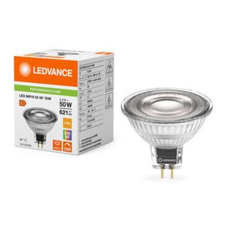 Ledvance LED MR16 Glas Reflektor 6,8W = 50W GU5,3 621lm warmweiß 2700K 36° DIMMBAR