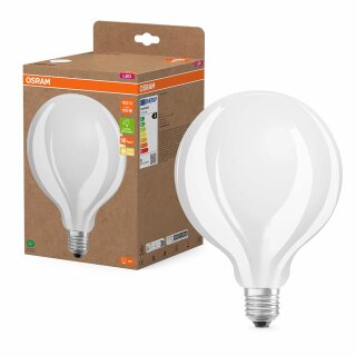 Osram LED Filament G125 Globe 7,2W = 100W E27 matt 1521lm warmweiß 2700K ultra effizient