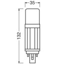 Ledvance LED Dulux D26 EM & AC 9,5W = 26W/830 G24d 2P 1080lm warmweiß 3000K