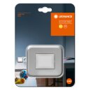 Ledvance LED Steckdosen-Nachtlicht Lunetta Hall Weiß 0,2W 3lm Warmweiß 3000K Lichtsensor Kippfunktion