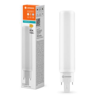 Ledvance LED Dulux D/E HF & AC 10W = 26W/840 G24q-3 4P 1100lm Neutralweiß 4000K