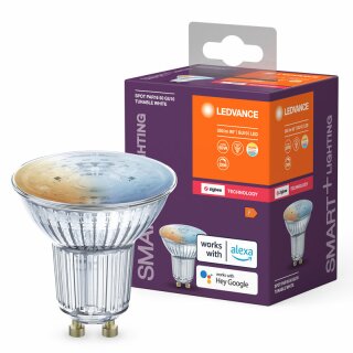 Ledvance LED Smart+ Glas Reflektor PAR16 4,7W = 50W GU10 350lm CCT 2700K-6500K Dimmbar WiFi