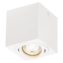 Ledvance Aufbauleuchte Spot Surface weiß eckig IP20 max. 7W GU10 ohne Leuchtmittel schwenkbar