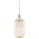 Ledvance Pendelleuchte PenduLum Needle Vintage 1906 Beige Ø10cm max. 25W E27 kürzbar