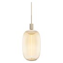 Ledvance Pendelleuchte PenduLum Needle Vintage 1906 Beige Ø10cm max. 25W E27 kürzbar