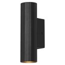 Ledvance Wandleuchte Decor Drums Wall Up&Down Aluminium schwarz max. 2 x 20W GU10