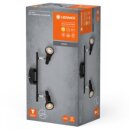 Ledvance LED Wandlampe Deckenleuchte Spot schwarz 2 x 3,4W GU10 460lm warmweiß 2700K schwenkbar