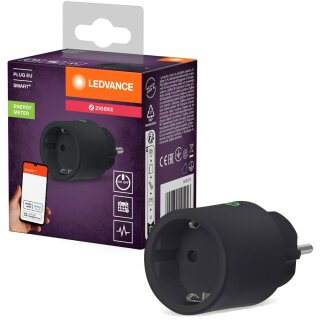 Ledvance Smart+ Plug Steckdose schaltbar schwarz App Google Alexa ZigBee