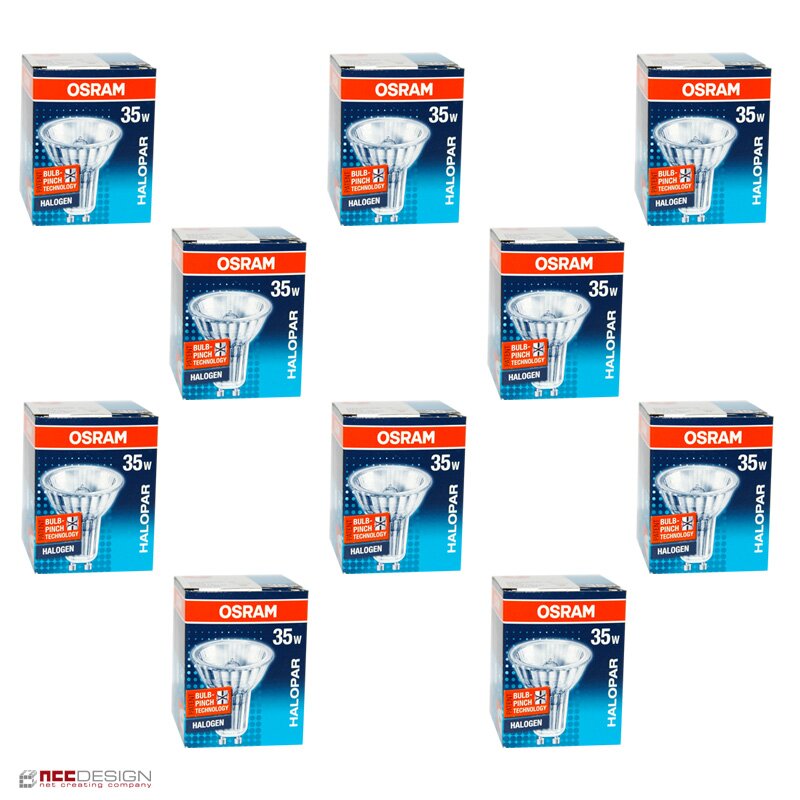 2er blister Osram GU10 20W HALOPAR 16 Alu Star 35° 64831 FL