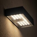 Ledvance LED Außenleuchte Wandlampe Endura Style Solar Dunkelgrau IP65 3W 300lm warmweiß 3000K Bewegungsmelder
