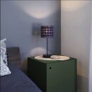 Ledvance Tischleuchte Decor Felt Weaving dunkelgrau Ø16cm max. 15W E14 mit Schalter