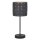 Ledvance Tischleuchte Decor Felt Weaving dunkelgrau Ø16cm max. 15W E14 mit Schalter