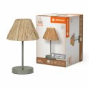 Ledvance Tischleuchte Decor Raffia grün max. 15W E27...