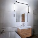 Ledvance LED Badlampe Spiegelleuchte Obris Tube IP44 9W 1000lm Click CCT 3000K 4000K Touch Dimmbar