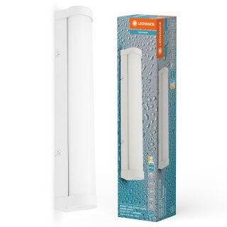 Ledvance LED Badlampe Spiegelleuchte Orbis Tube weiß 40cm IP44 9W 1000lm CCT 3000K - 4000K Dimmbar