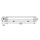 Ledvance LED Badlampe Spiegelleuchte Orbis schwarz IP44 9W 1000lm CCT 3000K - 4000K Click Dimmbar
