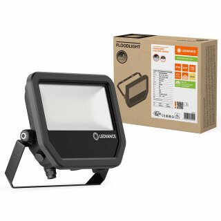 Ledvance LED Fluter Floodlight Schwarz IP66 41W/27W 5500lm/3670lm Warmweiß 3000K
