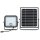 Ledvance LED Solar Fluter Endura Schwarz IP65 10W 1450lm neutralweiß 4000K Bewegungsmelder Fernbedienung