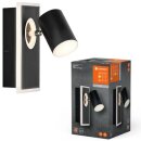 Ledvance LED Deckenleuchte Wandlampe Dekor Spot Mars schwarz 16,5W 1620lm Click Select warmweiß 3000K schwenkbar