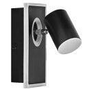 Ledvance LED Deckenleuchte Wandlampe Dekor Spot Mars schwarz 16,5W 1620lm Click Select warmweiß 3000K schwenkbar